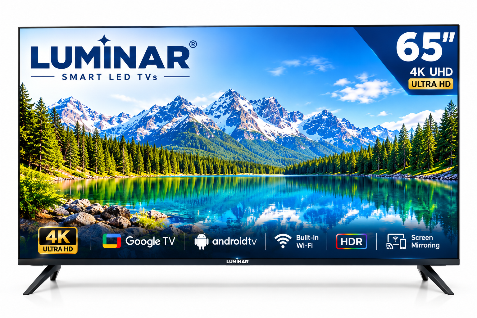 LUMINAR LM65L65 65 inch LED TV