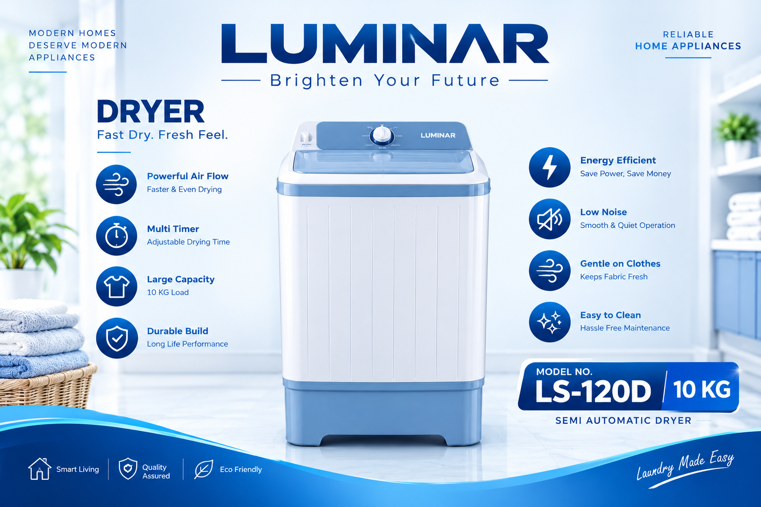 Modern clothes dryer